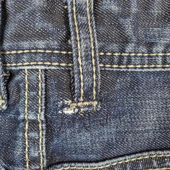 Affliction Los Angeles Men's 32x31 Ace Slim Straight Leg Distressed Jeans - Picture 9 of 12